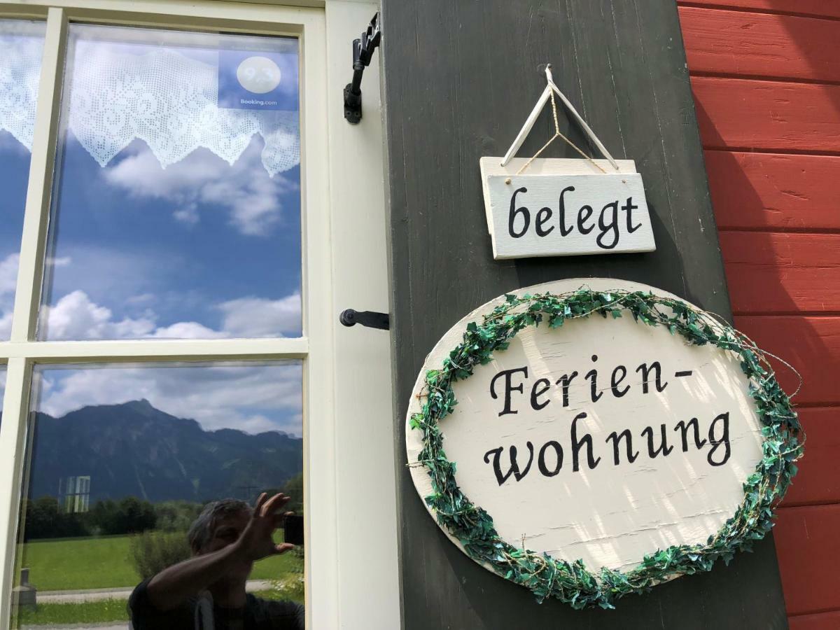 Ferienwohnung Romantik Im Roten Haus Füssen Exterior foto